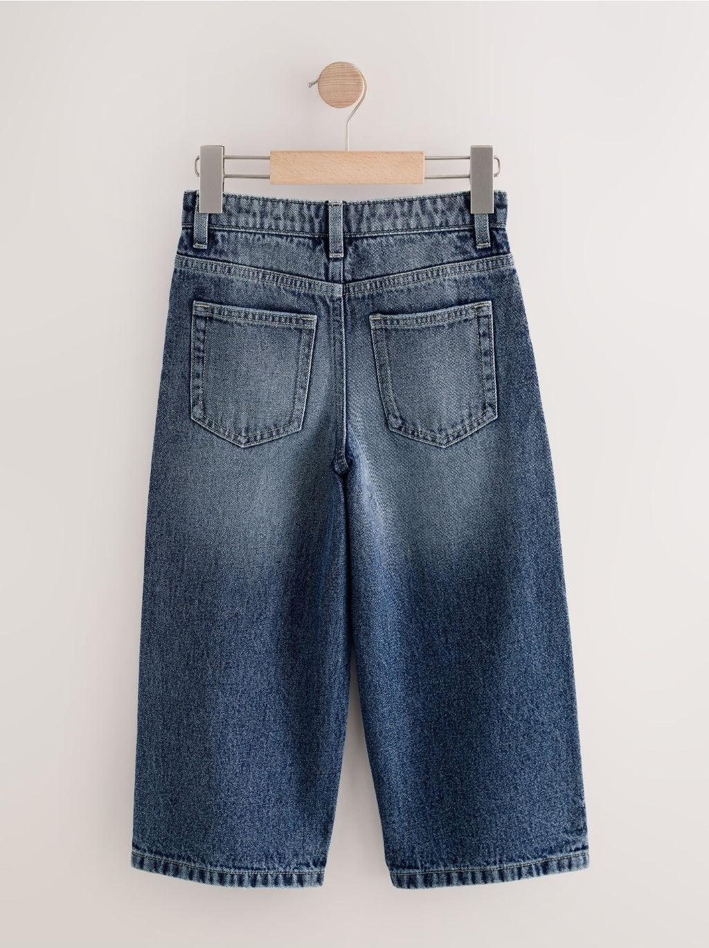 Dark Blue Denim Super-wide Fit Authentic Jeans