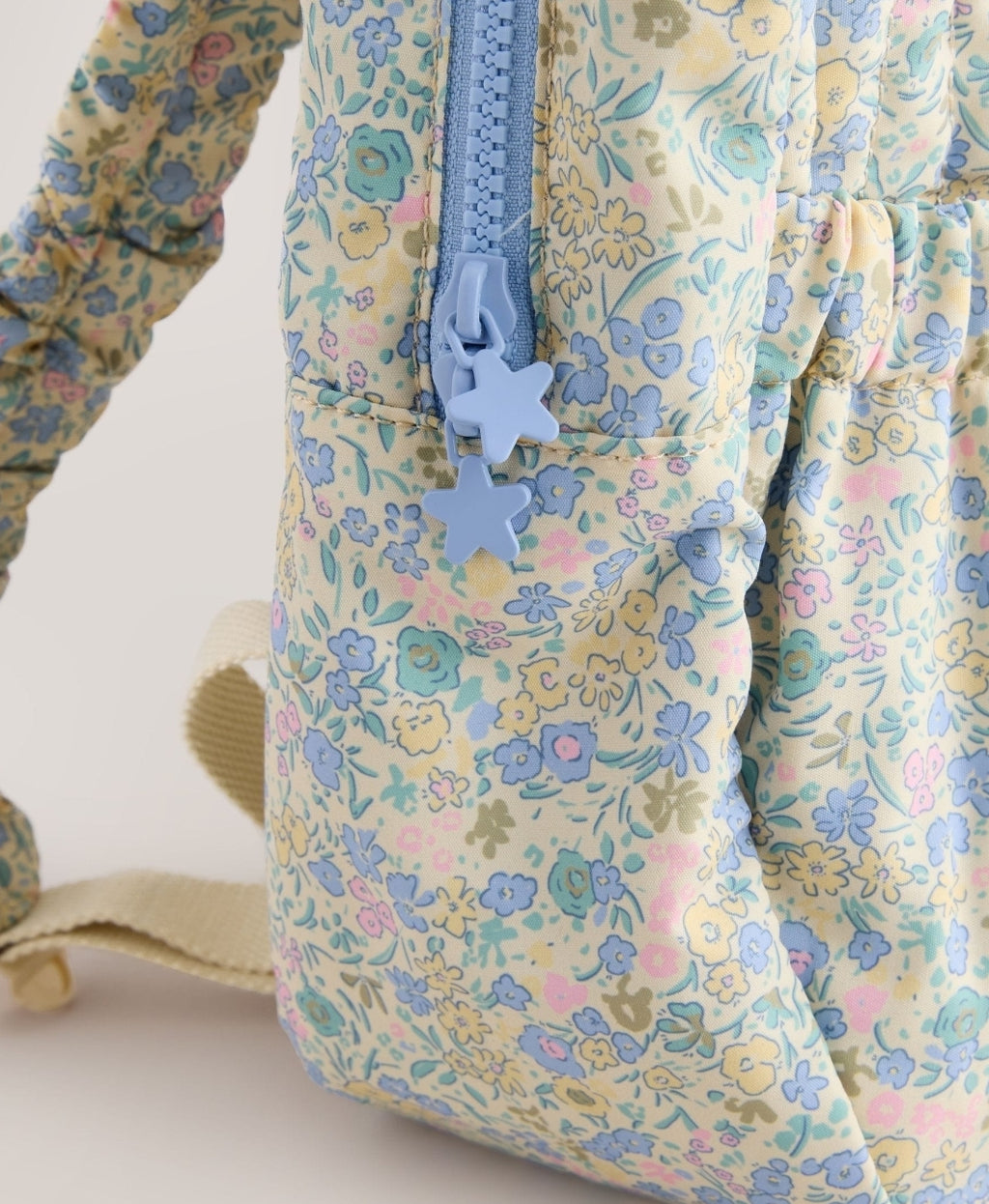 Floral Blue Ditsy Cat Backpack