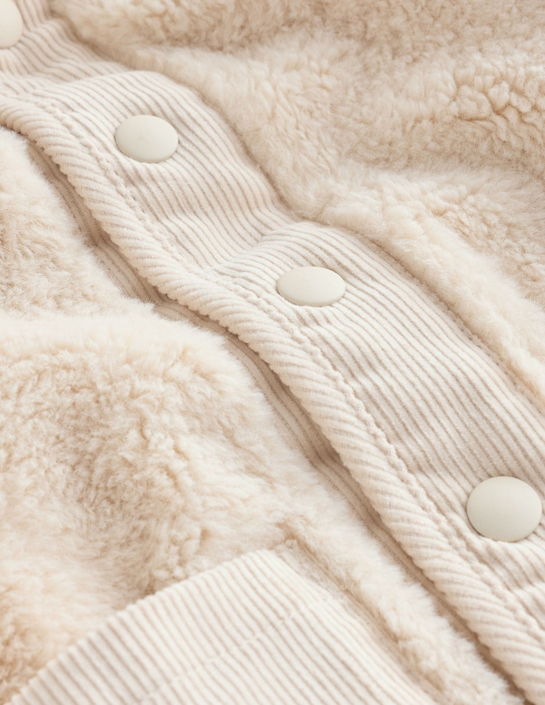 Cream Hooded Fleece