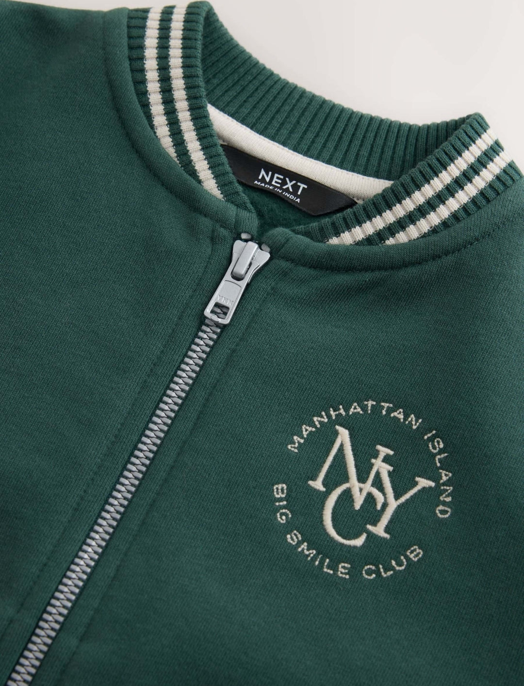 Green Jersey Bomber Jacket