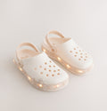 Cream Light Up Clogs
