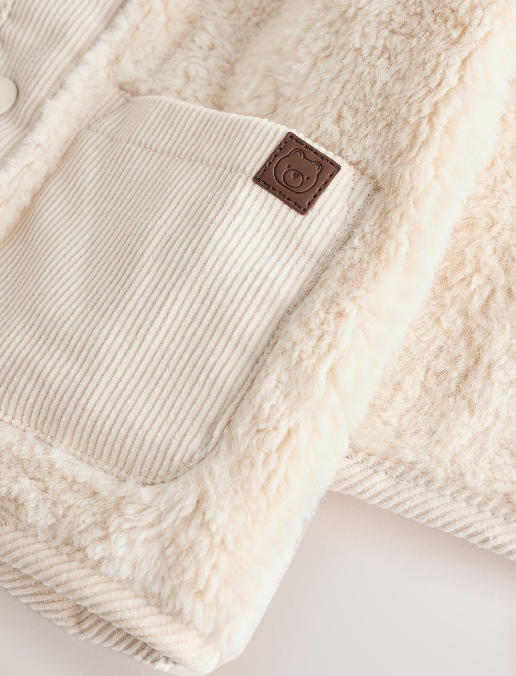 Cream Hooded Fleece