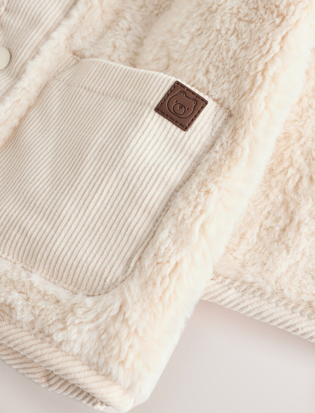 Cream Hooded Fleece