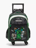 Minecraft Print Trolley Bag 16 inches