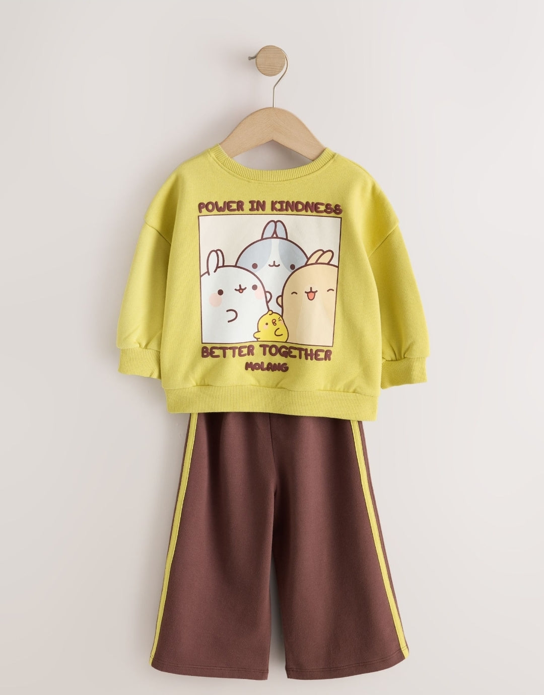 Green Molang Sweatshirt and Leggings Set