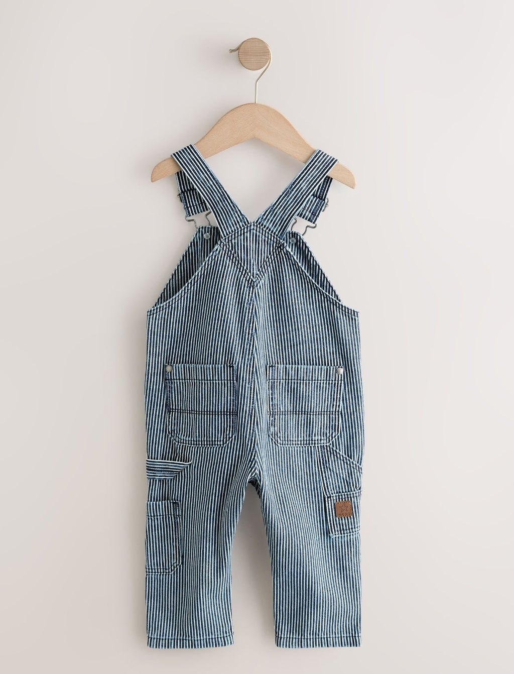 Ticking Stripe Dungarees