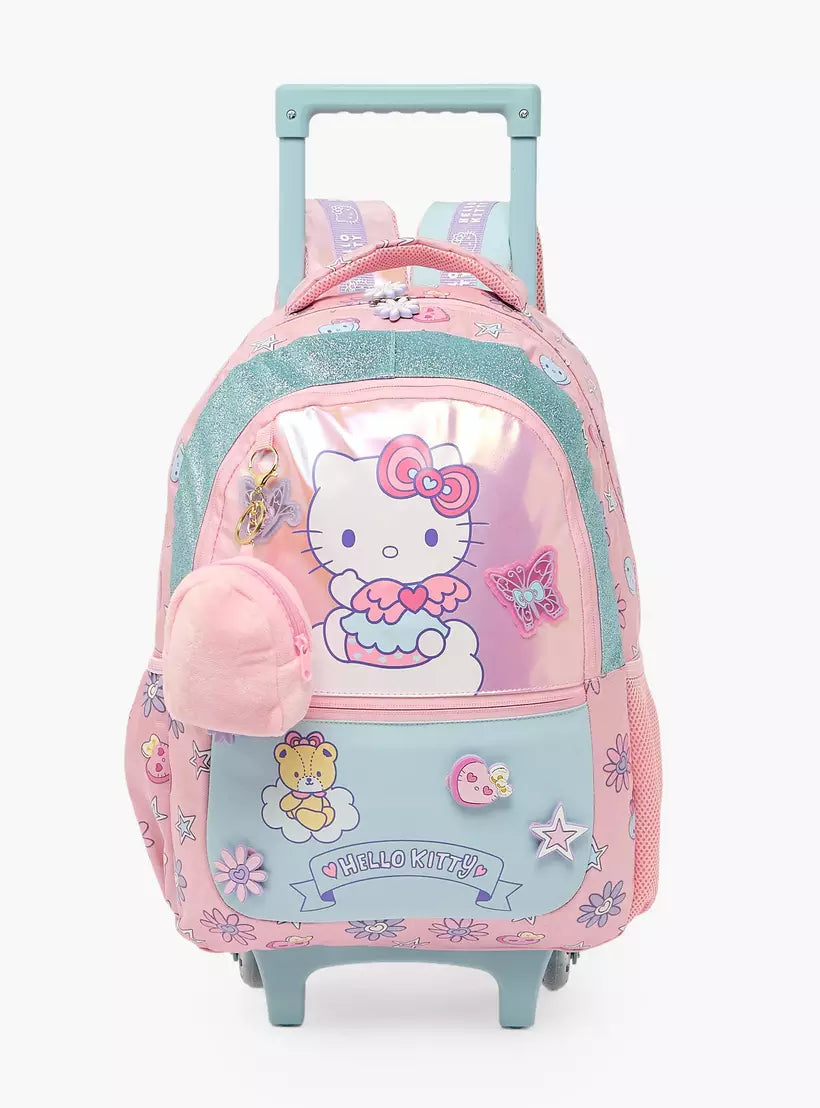 Sanrio Hello Kitty Print Trolley Bag  16 inches