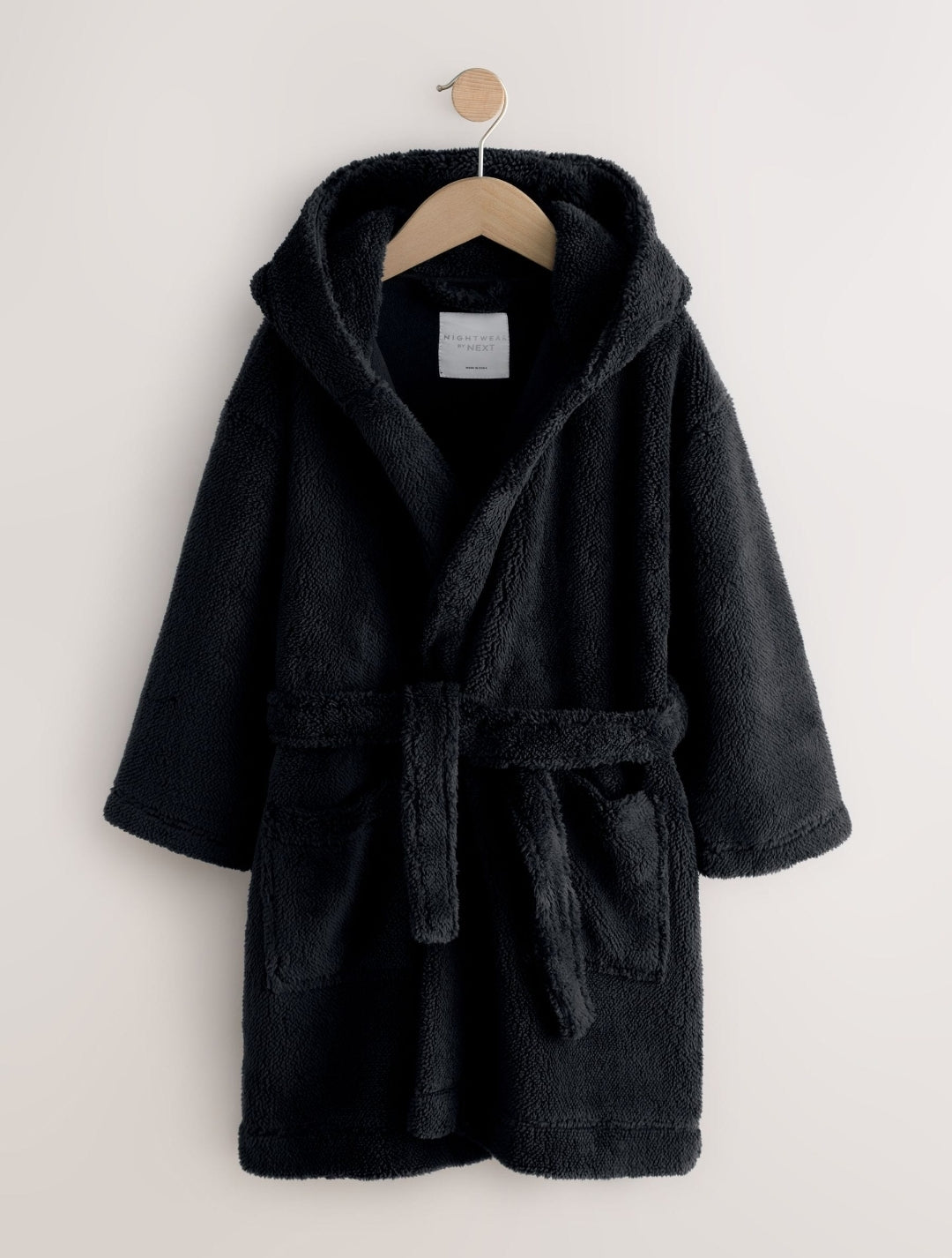 Black Fleece Robe