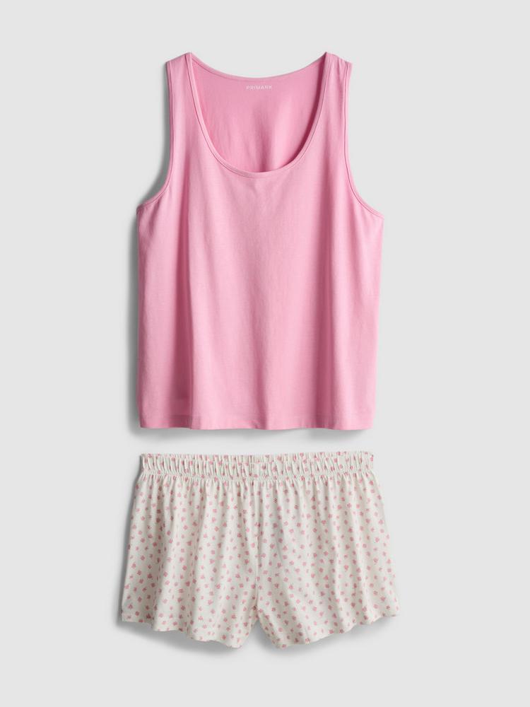 Cotton Vest And Short Pyjamas