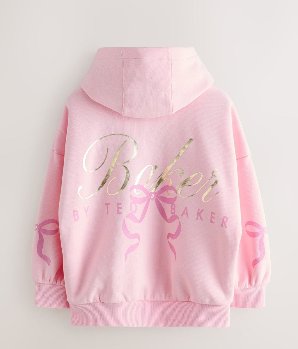 Baker by Ted Baker Oversized Bow
Graphic Pink Hoodie