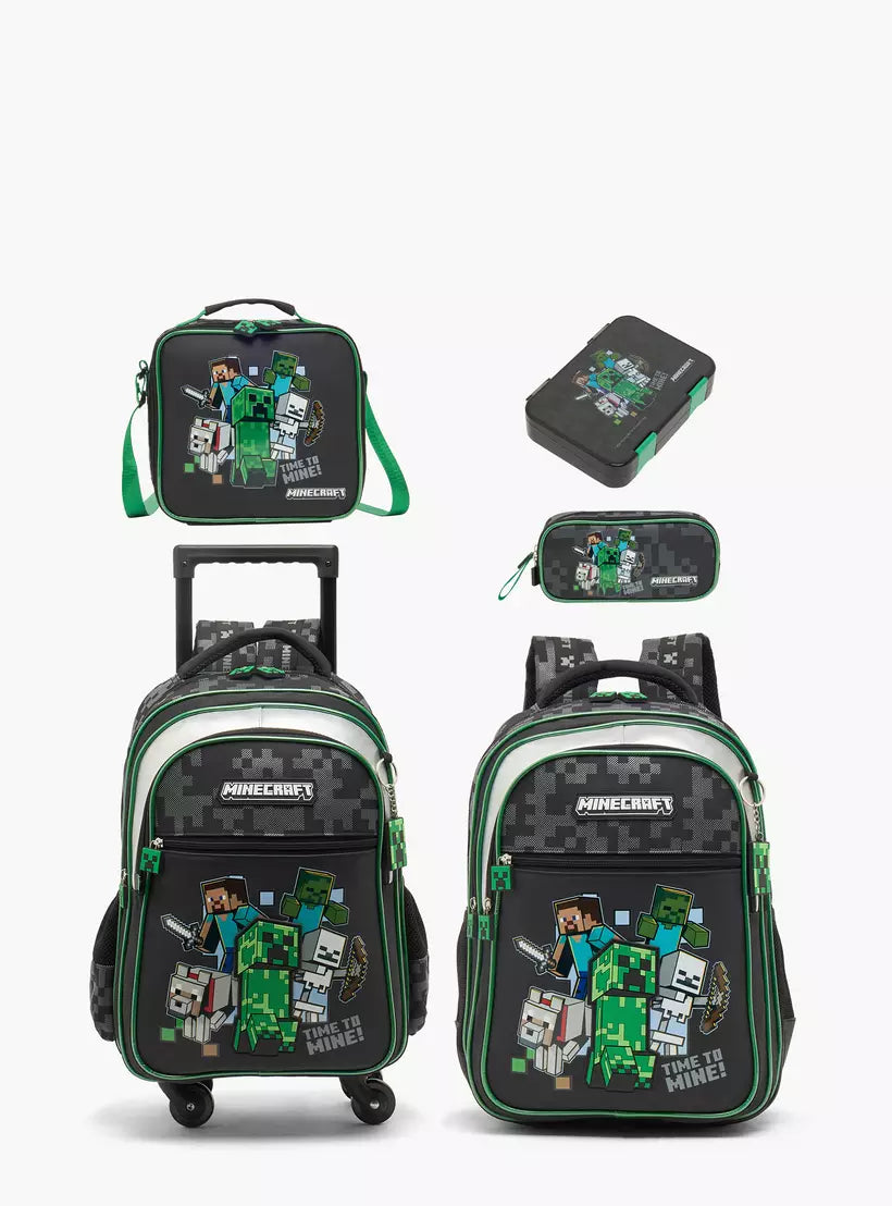 Minecraft Print Lunch Bag