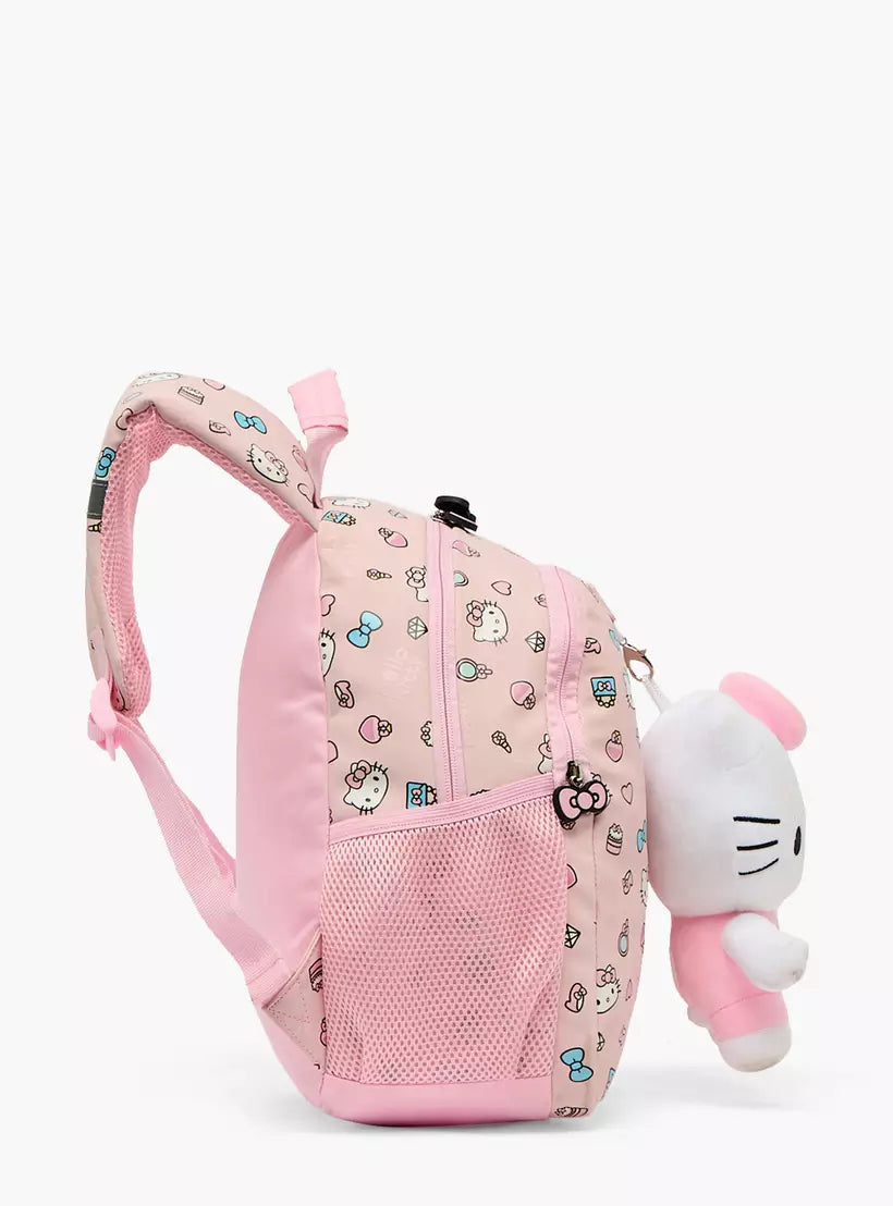 Sanrio Hello Kitty Print Backpack  14 inches