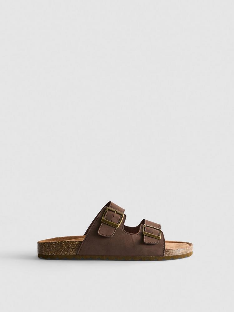 Double Buckle Strap Sandals