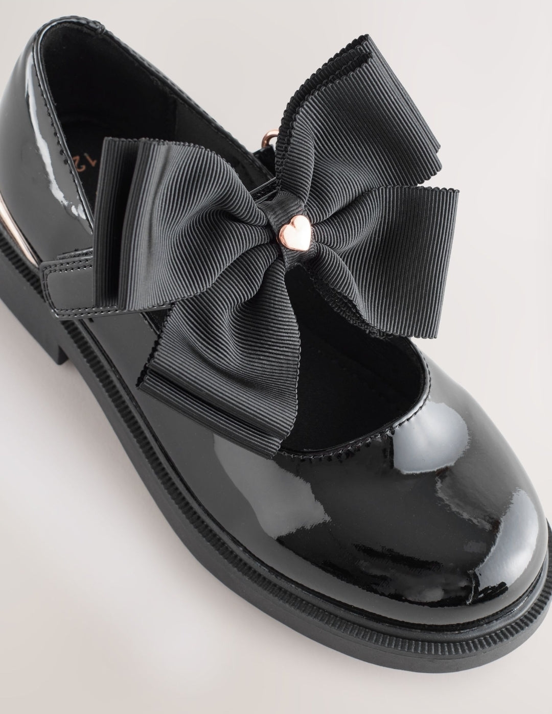 Black Patent Bow Chunky Mary
Jane School Shoes
