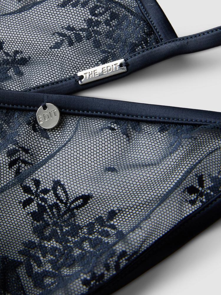 Primark The Edit All Over Lace Triangle Lingerie Set