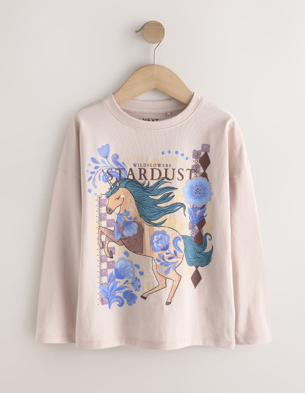 Lilac Purple Unicorn Long Sleeve T-Shirts 5 Pack