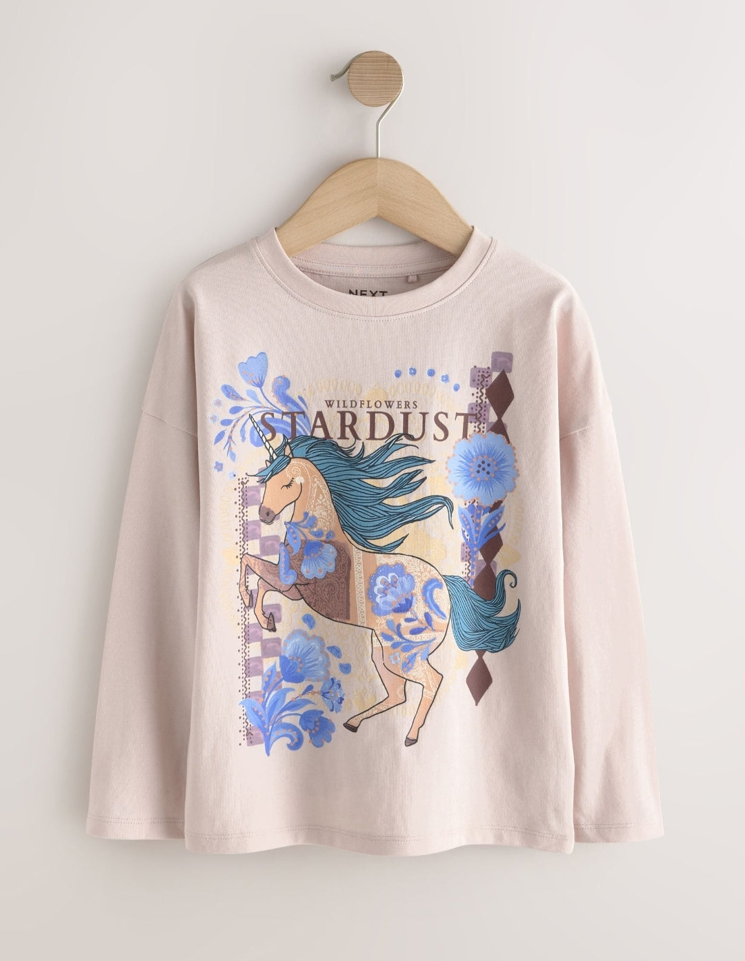 Lilac Purple Unicorn Long Sleeve T-Shirts 5 Pack