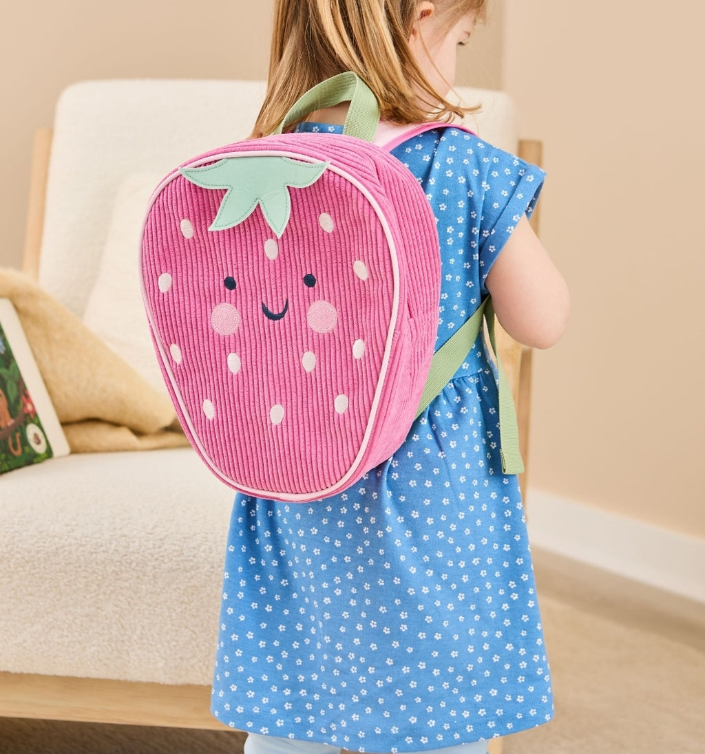 JoJo Maman Bébé Strawberry Character Backpack 12 inches