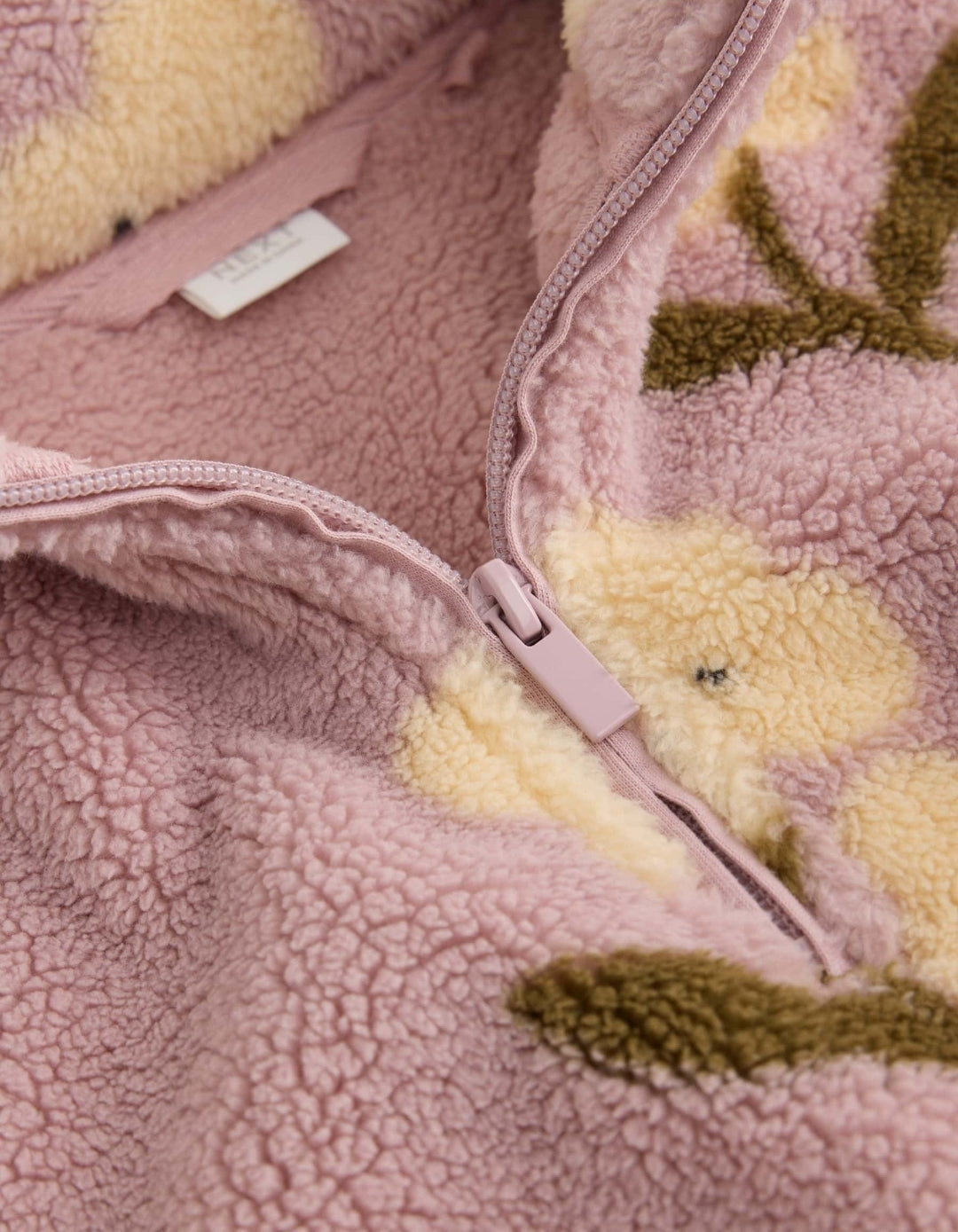 Mauve Purple Half Zip Fleece