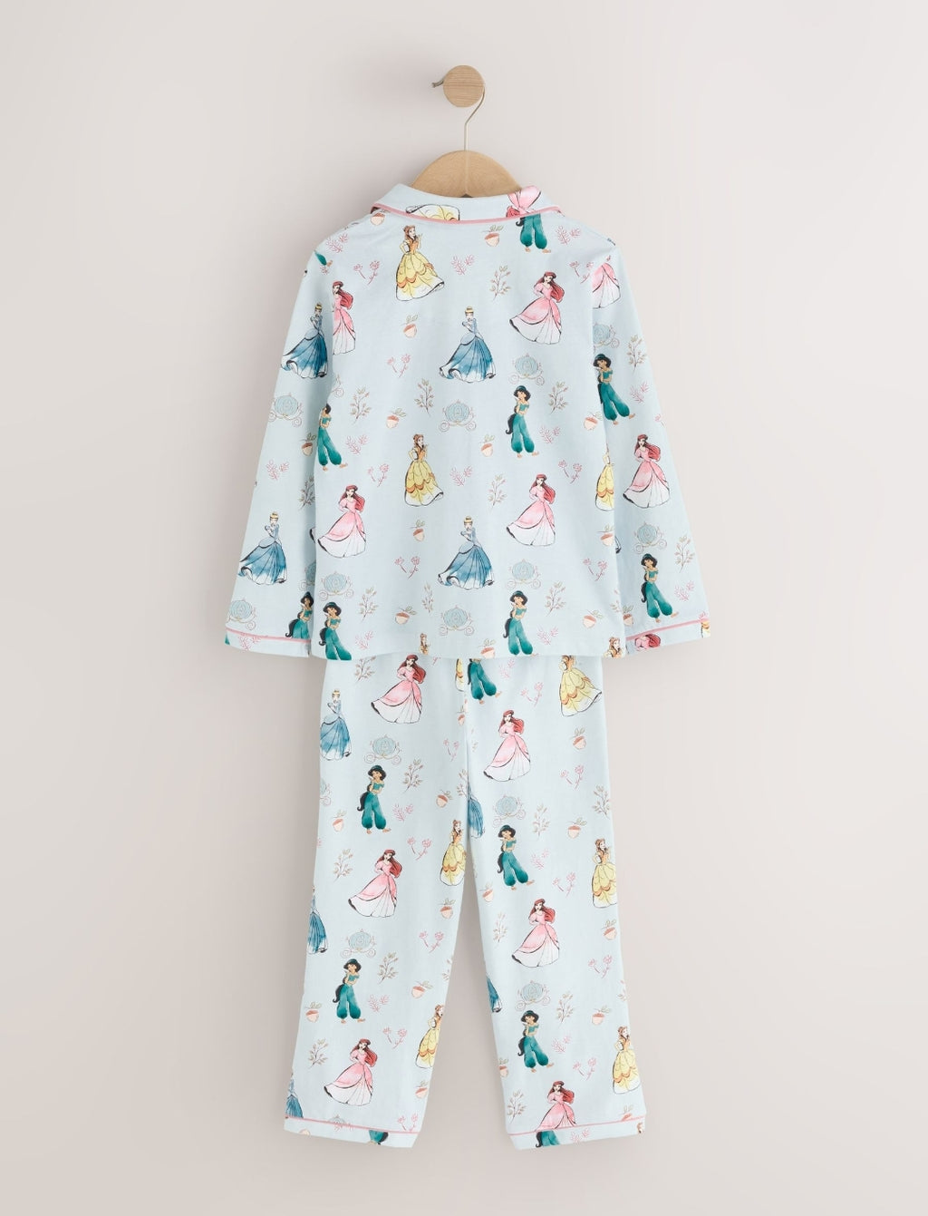 Blue Disney Princess Jersey Button Through Pyjamas