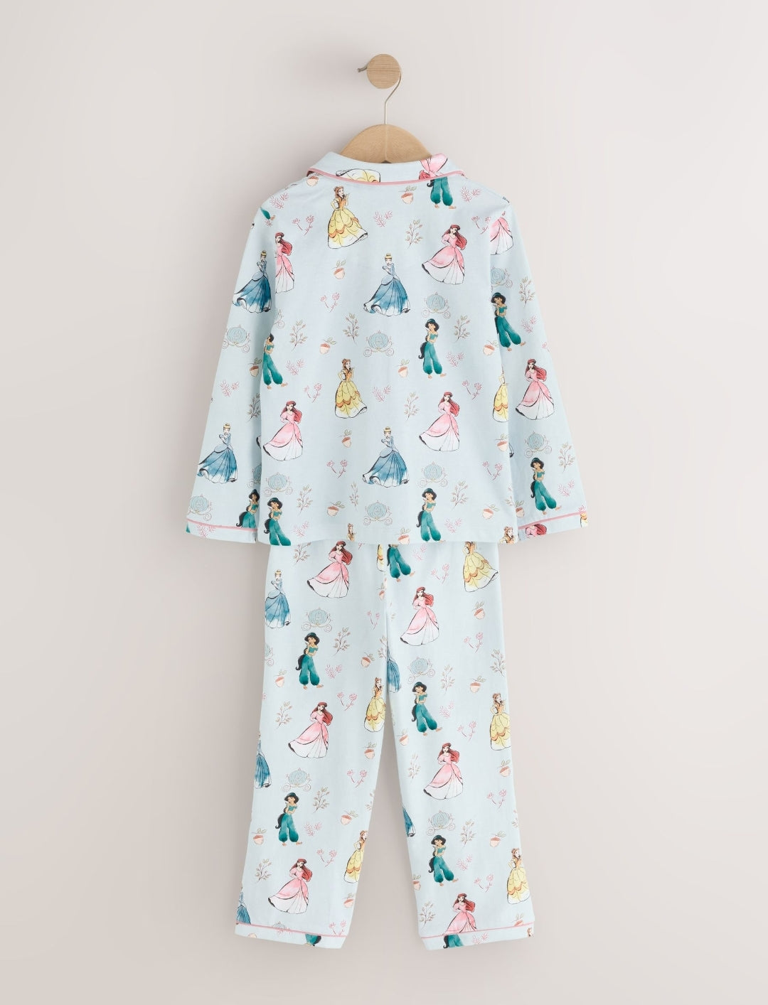 Blue Disney Princess Jersey Button Through Pyjamas