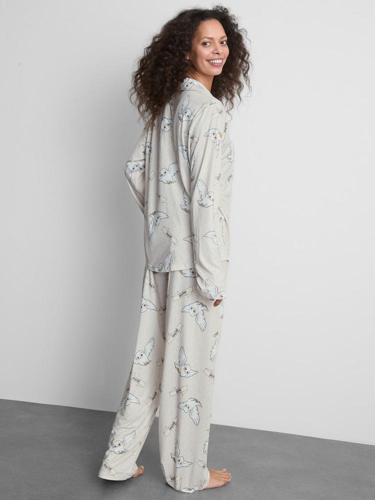 Primark Potter Hedwig Graphic Boyfriend Pyjamas