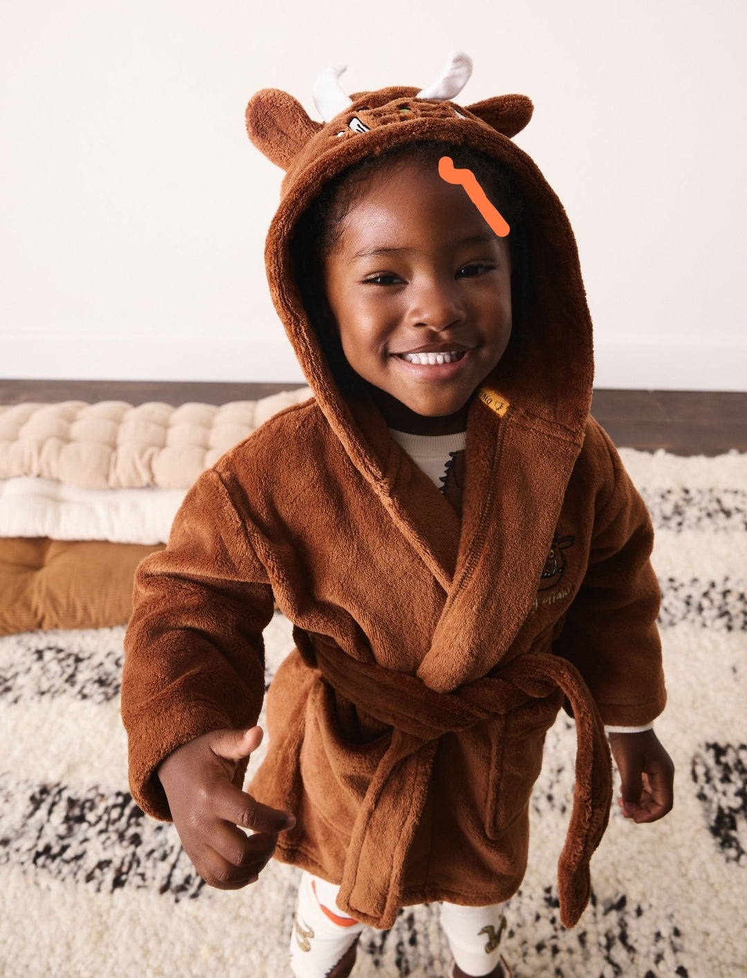 Brown Gruffalo Fleece Robe