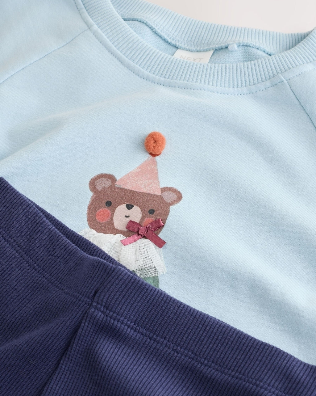 Blue Bear Sweatshirt and Leggings Set