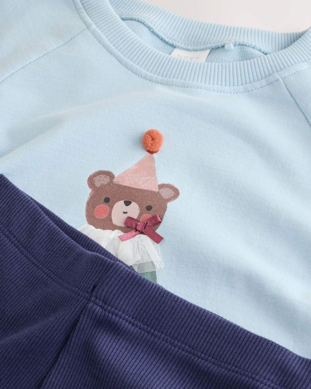 Blue Bear Sweatshirt and Leggings Set