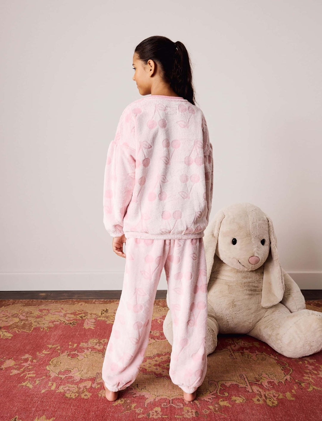 Pink Cosy Fleece Pyjamas