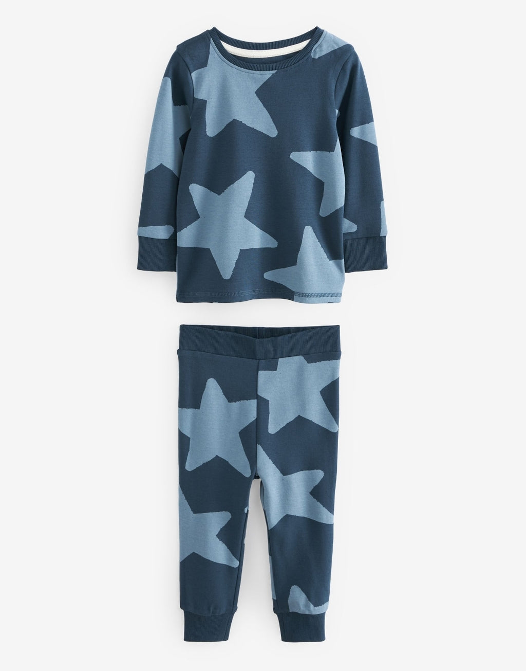Blue/Navy Snuggle Pyjamas Set 3 Pack