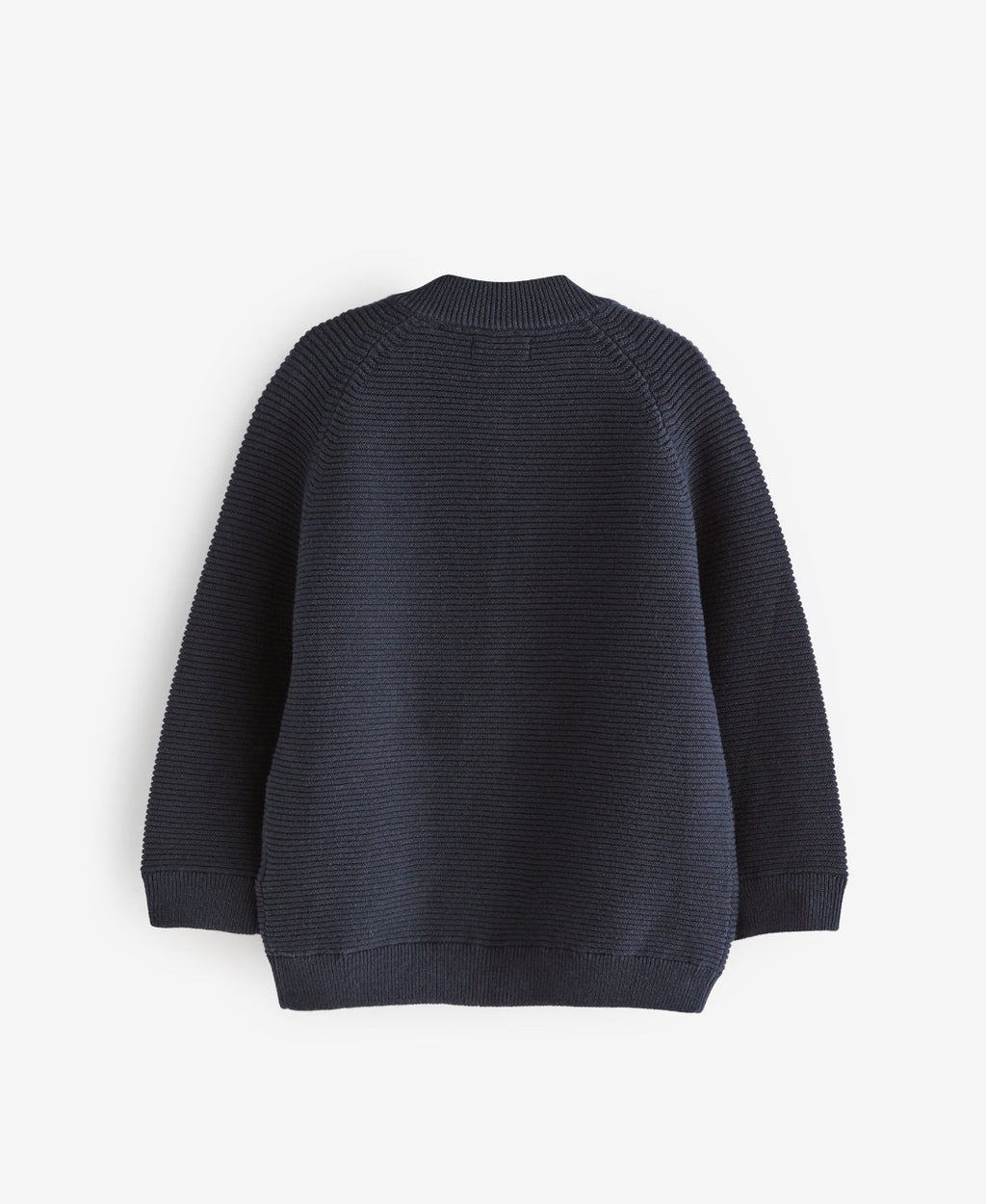 Navy Zip Up Cardigan