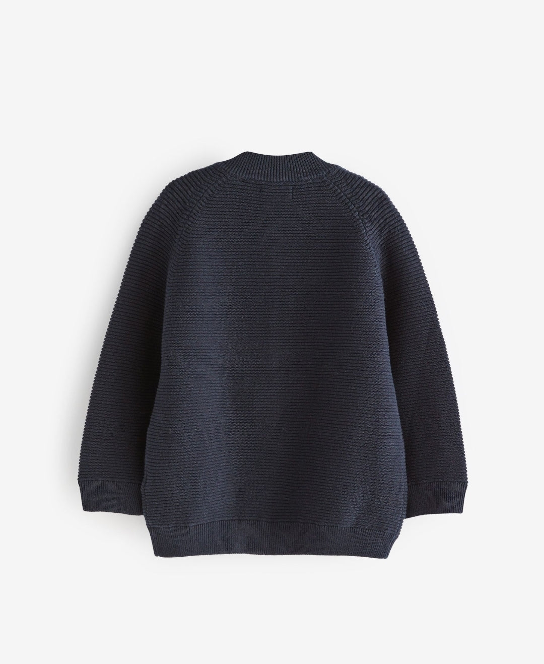 Navy Zip Up Cardigan