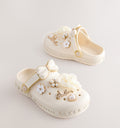 Baker by Ted Baker Ivory Bow
Charm Clog Sandals