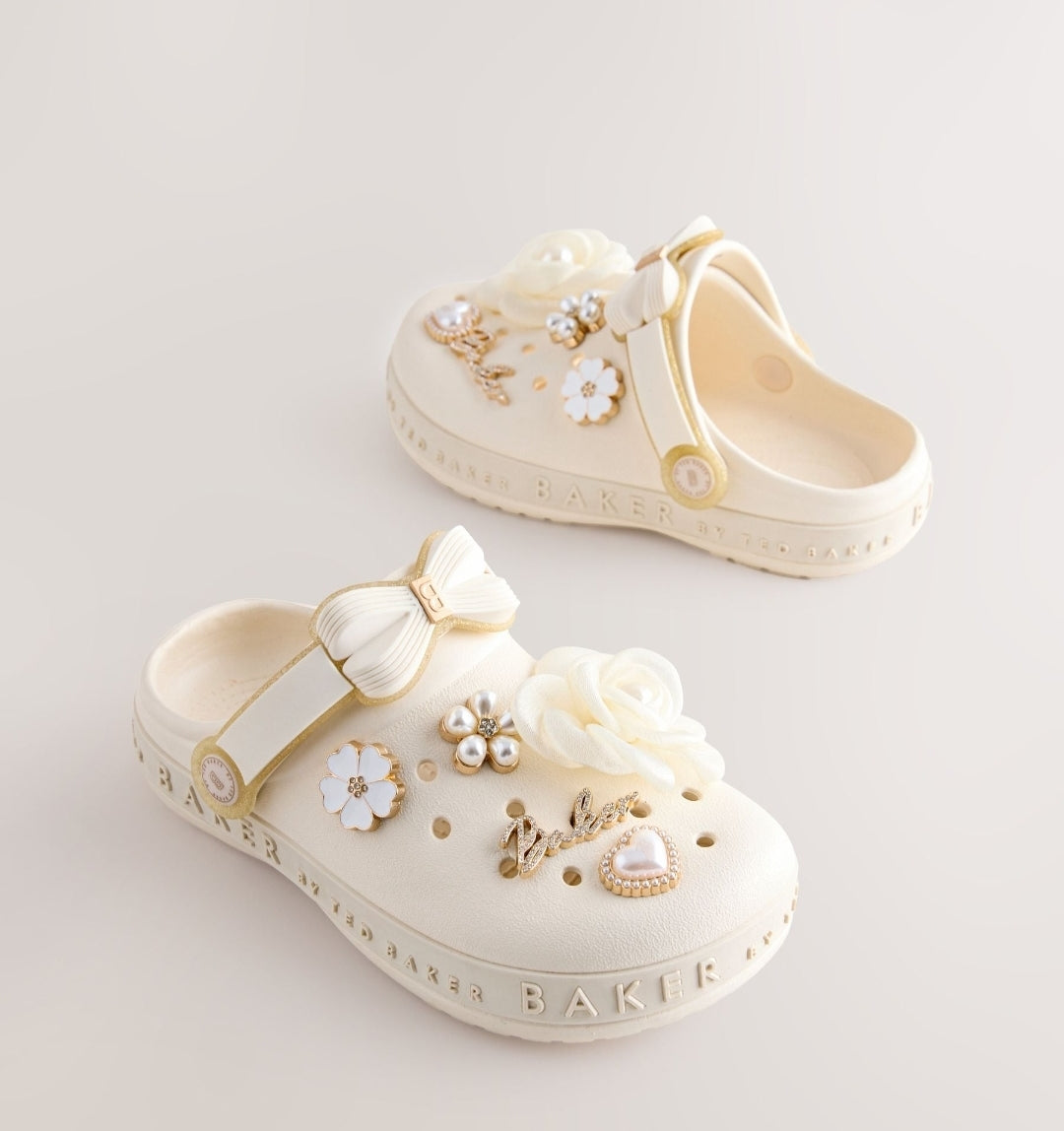 Baker by Ted Baker Ivory Bow
Charm Clog Sandals