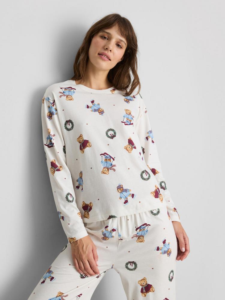 Primark Women’s Pure Cotton Teddy Bear Family Christmas Pyjamas