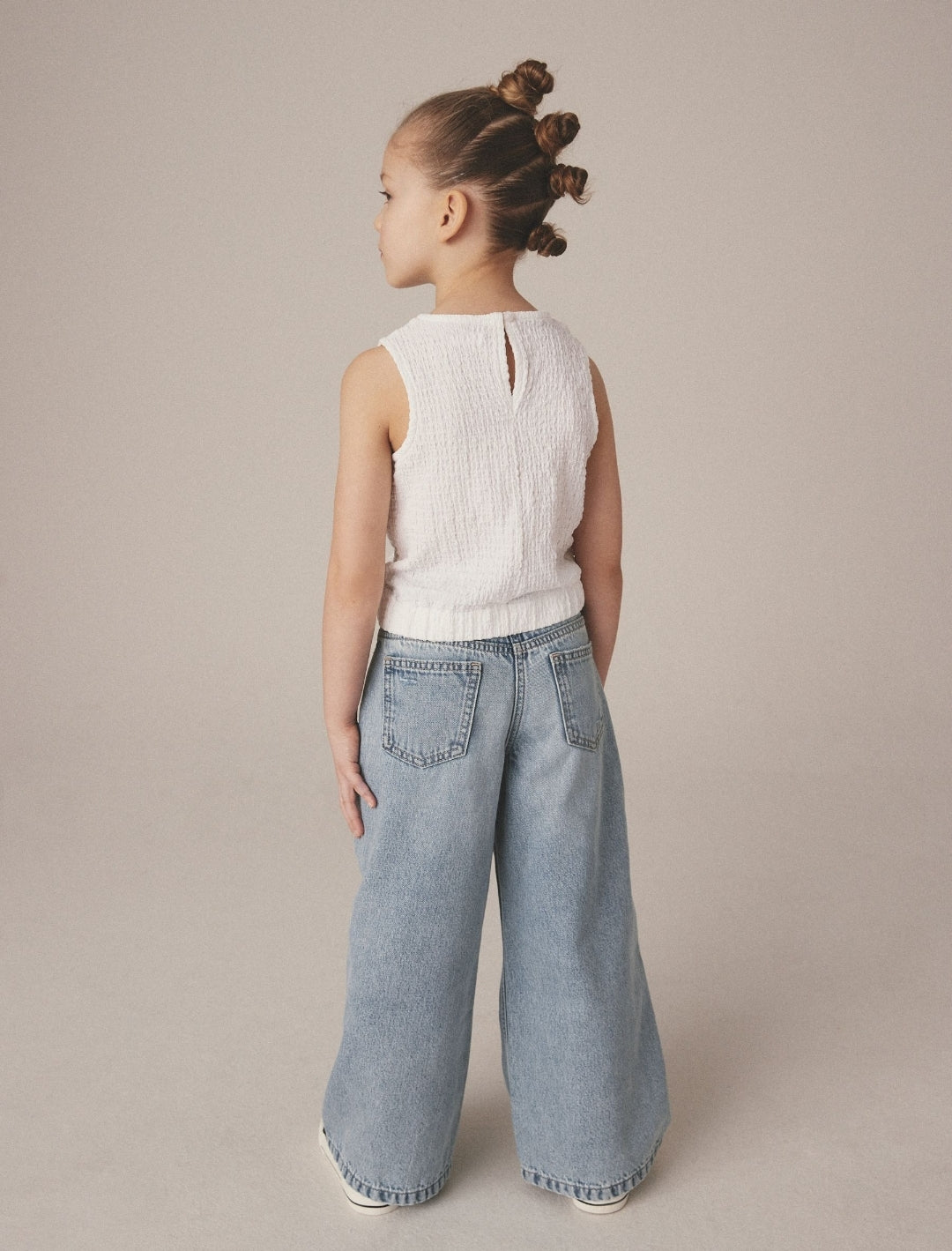 Light Blue Wide Leg Jeans