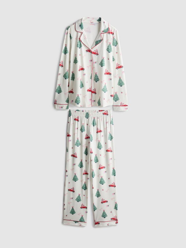 Primark Christmas Printed Boyfriend Pyjamas