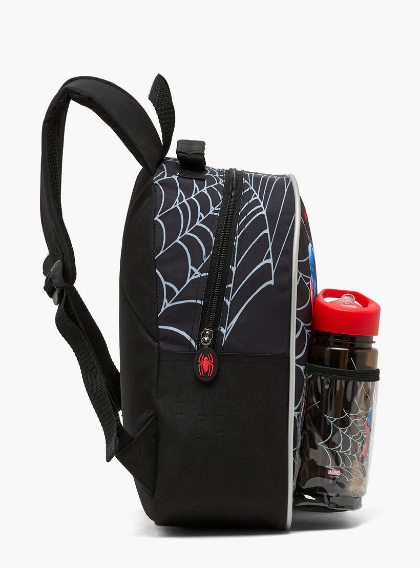 Spiderman Print 3-Piece School Backpack Set for Boys 14 inches