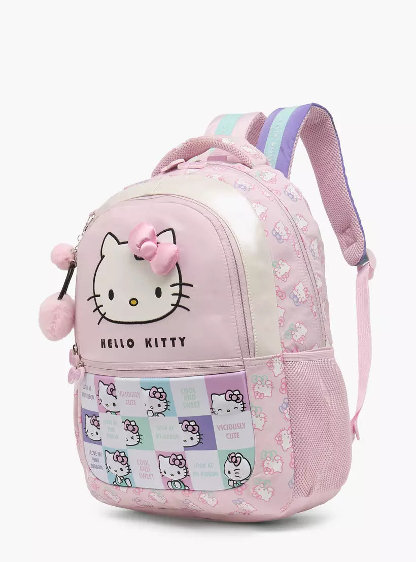 Sanrio Hello Kitty Print Backpack for Girls 16 inches