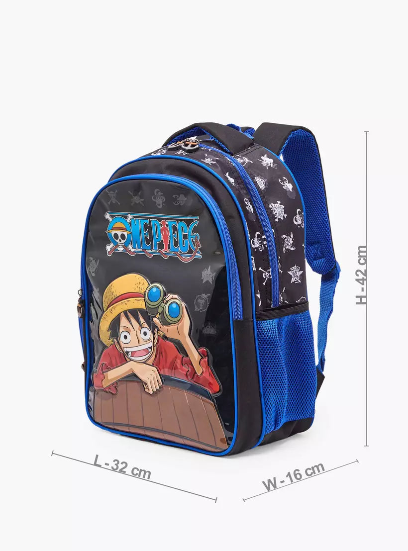 Toei Animation Printed 5-Piece School Backpack Set  16 inches