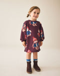 Burgundy Red Bear Long Sleeve
Sweat Dress