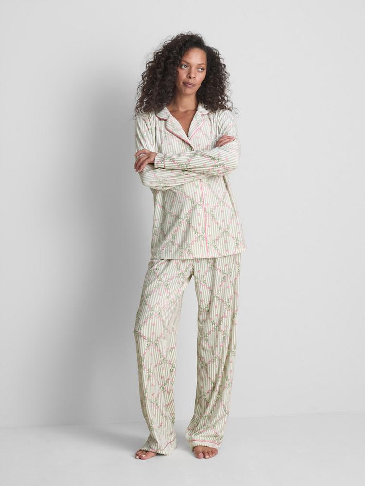 Primark Plush Printed Boyfriend Pyjamas