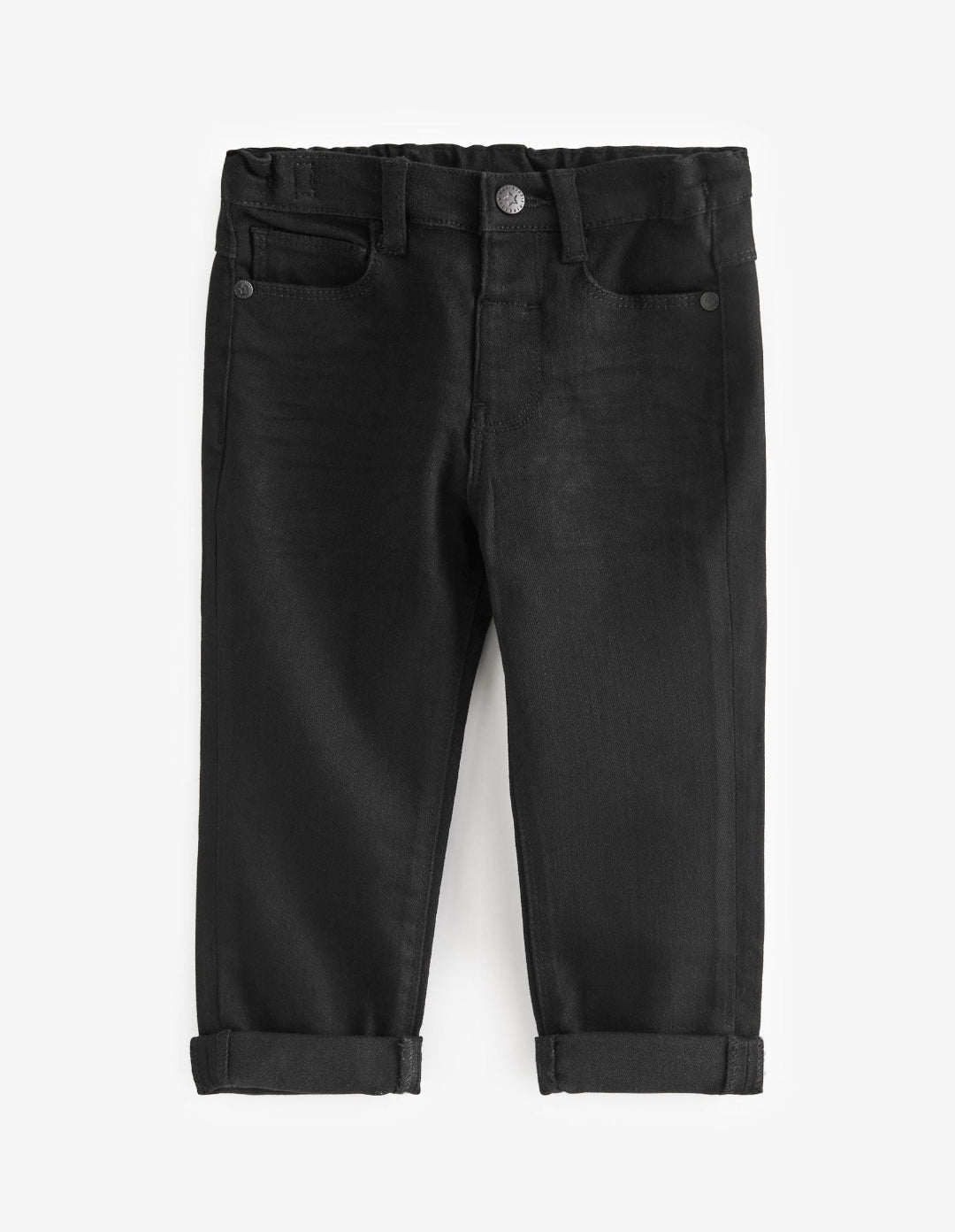 Black Denim Regular Fit Comfort Stretch Jeans