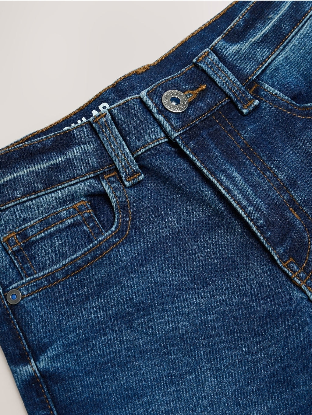 Indigo Blue Regular Fit Stretch Longer Leg Jeans