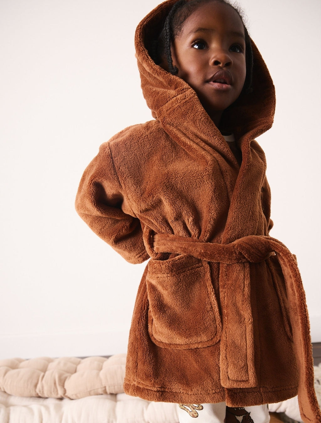 Brown Gruffalo Fleece Robe