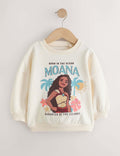 Cream Disney Moana Crew Sweatshirt