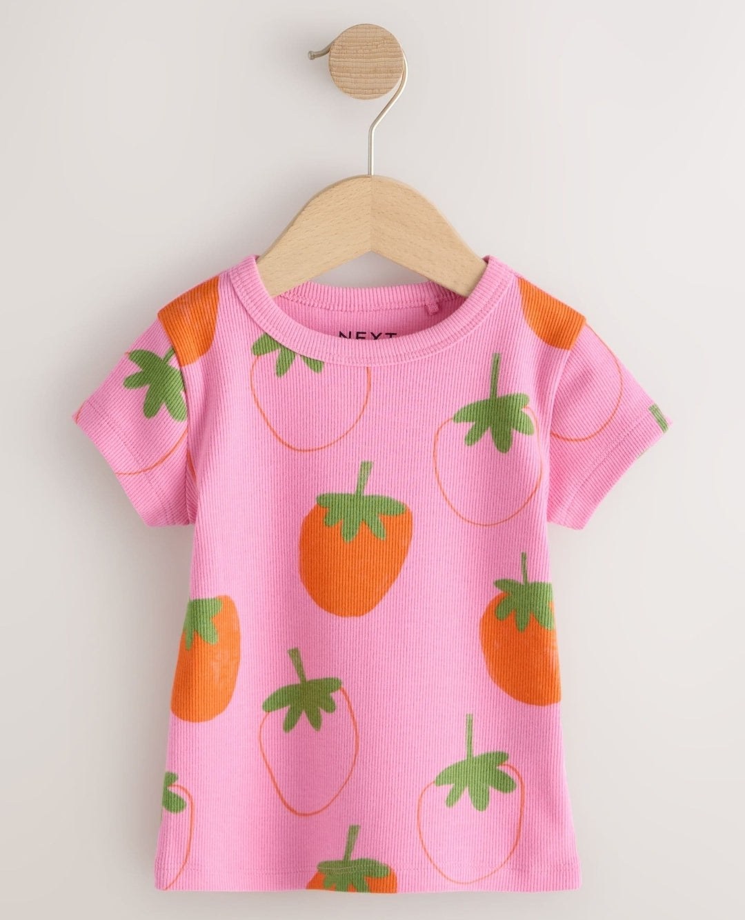 Bright Fruit Ribbed Short Sleeve
Tops 5 Pack