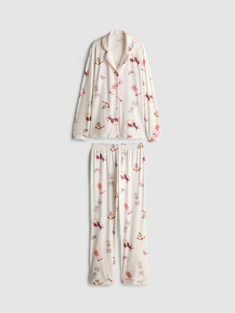 Primark Printed Minky Boyfriend Pyjamas