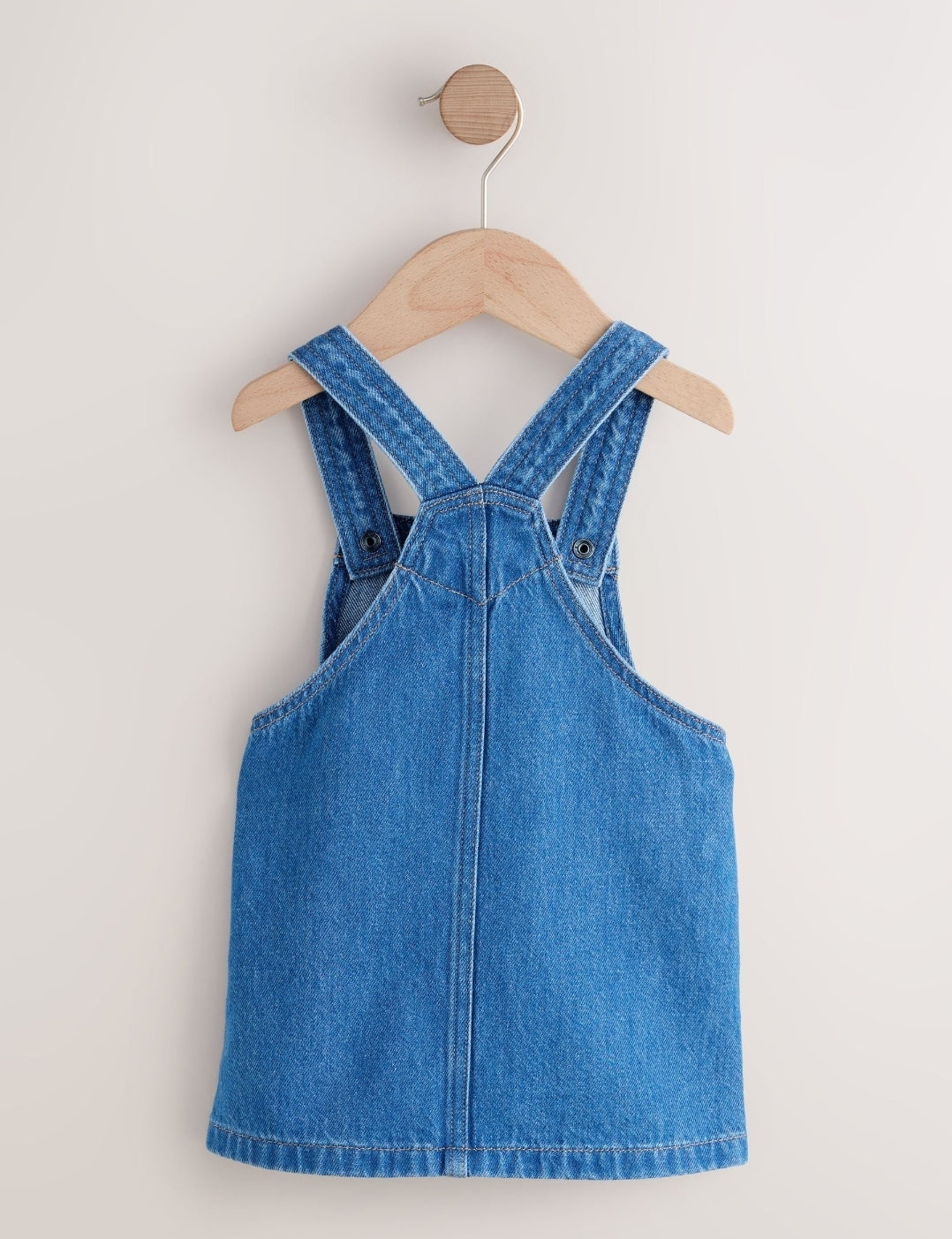 Mid Blue Character Denim Pinafore
Dress